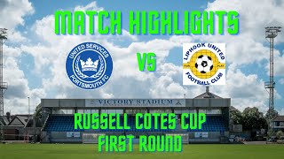 US Portsmouth vs Liphook Utd Russell Cotes cup first round  match highlights [upl. by Kilah769]