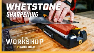 How To Sharpen a Knife with a Whetstone  Kitchen Knife Sharpening [upl. by Annaiv]