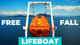 Free fall lifeboat launching procedure [upl. by Rosalba]