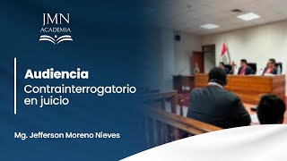 Contrainterrogatorio en juicio oral a experto de control interno  Delito colusión [upl. by Meares]