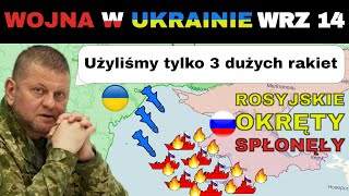 14 WRZ quotBurzystyquot Dzień Rosyjska FLOTA ZATOPIONA  Wojna w Ukrainie Wyjaśniona [upl. by Kawai]