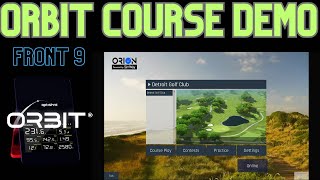 Optishot Orion Detroit Golf Club Front 9 Demo [upl. by Ainivad]