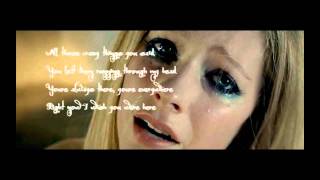 Avril Lavigne  Wish you were here  Lyrics HD [upl. by Onaireves794]