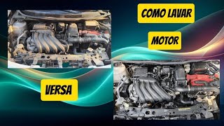 COMO LAVAR MOTOR VERSA😬 [upl. by Anivahs]