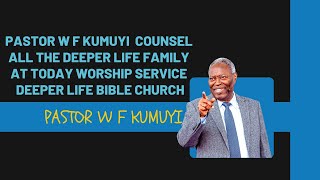 PASTOR W F KUMUYI counsel all the Deeper Life Family at Today worship service [upl. by Swigart]