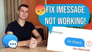 HOW TO FIX IMESSAGE NOT WORKING ACTIVATION ERROR NOT SENDING OR RECEIVING MESSAGES [upl. by Jacinto235]