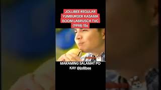 Jollibee Regular Yumburger Kasama Boom Labrusca Tvc 1998 15s Shorts [upl. by Hgalehs]