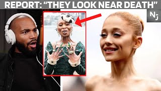 Ariana Grande amp Cynthia Erivo Are Unrecognizable After Filming Wicked [upl. by Alfy]