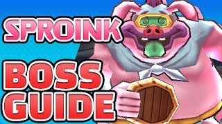 Yokai Watch Blasters — How to Beat Sproink Boss Guide How to Defeat Sproink and Hoggles Busters [upl. by Llednahc]