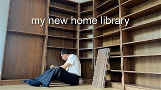 setting up my NEW dream home library for 1500 books its bigger and better [upl. by Michaeu152]