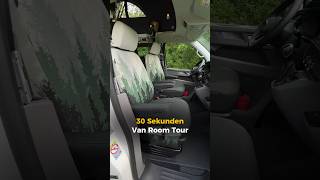 Van Room Tour in 30 Sekunden shorts roomtour vanlife [upl. by Atirac263]