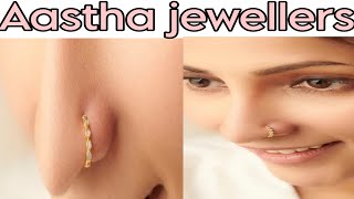 daily use ke liye nose pin ki naye collection नाक की नथुनी की डिजाइन [upl. by Nilo]