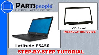 Dell Latitude E5450 LCD Bezel Replacement Video Tutorial [upl. by Huesman548]