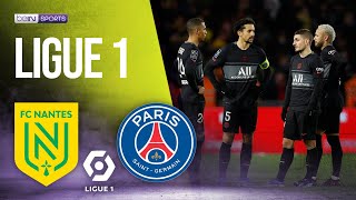 FC Nantes vs PSG  LIGUE 1 HIGHLIGHTS  02192022  beIN SPORTS USA [upl. by Enomyar]