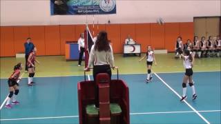 ILBANK A – GAZI IHTISAS A 1Set Minik Kızlar Voleybol mini volleyball 050317Ankara [upl. by Philbrook]