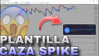 Plantilla CAZA SPIKE para CRASH y BOOM Gratis ✅ Plantilla para INDICES SINTETICOS gratis [upl. by Donnenfeld]