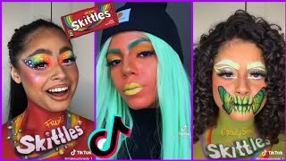 Skittles Choose My Makeup  Tiktok Compilation [upl. by Pippas337]