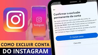 Como excluir conta do instagram [upl. by Gollin]