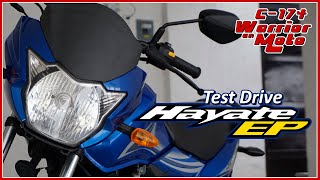 SUZUKI HAYATE EP  Test Drive Warrior En Moto  Motovlog 174 [upl. by Eniortna]