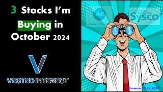 3 Stocks Im Buying in October investment passiveincome stockmarket investing stocks finance [upl. by Friedland]