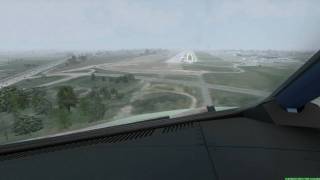 FSX Airbus A321 landing Dresden  Gforce GTX 460 GS [upl. by Viking]