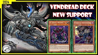 VENDREAD DECK WITH NEW SUPPORT ZOMBIE GAMEPLAY JANUARY 2024  YUGIOH DUEL LINKS [upl. by Samale]