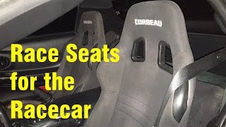 Installing Corbeau A4 Racing Seats in my C5 Corvette Z06 [upl. by Adnhoj]