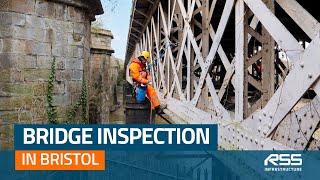 Bridge inspection project in Bristol 👷RSS Infrastructure [upl. by Etyak797]