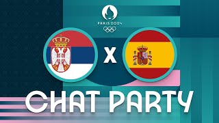 Serbia v Spain  Womens Olympic Basketball Tournament Paris 2024  Chat Party ⚡🏀 [upl. by Kazmirci]