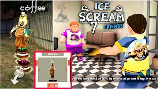 Ice Scream 7 Coffee Rod Gameplay  1000 Trap [upl. by Nigem]