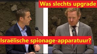 Gebruikt de Politie slechte SPIONAGEAPPARATUUR uit Israel Vraag Van Nispen aan Minister van Weel [upl. by Brout317]