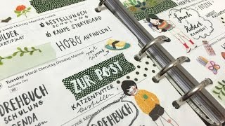 Filofax Wochendeko KW 4  2016  dummesmaedchen [upl. by Yddet901]