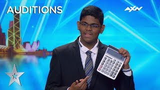 15 Year Old YAASHWIN SARAWANAN Is A HUMAN CALCULATOR  Asias Got Talent 2019 on AXN Asia [upl. by Atikahs853]