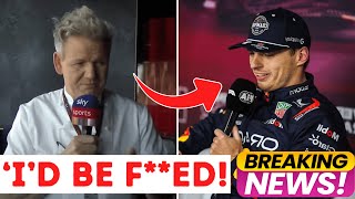 Gordon Ramsay Reacts to Max Verstappen’s Swearing Penalty ‘I’d Be Fed [upl. by Arehs]