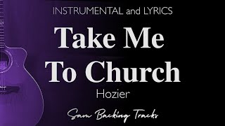 Take me to Church  Hozier Acoustic Karaoke [upl. by Mikah]