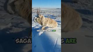 Saiga Antelopes The Worlds Rarest and Oldest Living Animals [upl. by Idyh]