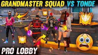 FREEFIRE GRANDMASTER LOBBY  SENIOR FFF VS SQUADS fffffff ffff fffffffffffffffffffff [upl. by Jethro]