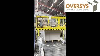 VIDEO OVERSY U68810524 STRAPEX VTS45EP UNITIZER  CONVEYORS LINE DBS [upl. by Nesto]