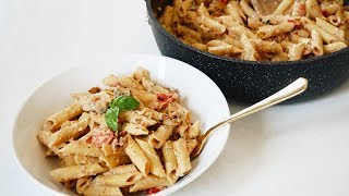 VEGAN SUNDRIED TOMATO PASTA RECIPE  Easy amp Delicious [upl. by Stander]