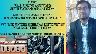 Friction  Laws of MotionClass 11 PhysicsStatic and Kinetic Friction 2 Blocks Problem JEE amp NEET [upl. by Limak]