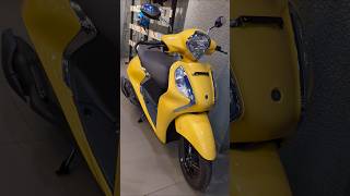 New 2024 Yamaha Fascino 125 Fi Hybrid Drum  Yellow Cocktail [upl. by Sherrill]