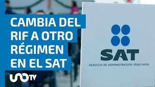 ¿Eres comerciante y tienes 10 años en el RIF Cambia así de régimen y evita sanciones del SAT [upl. by Lehar]