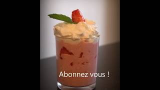 Recette simple  Mousse à la fraise par Alexandra [upl. by Willtrude]