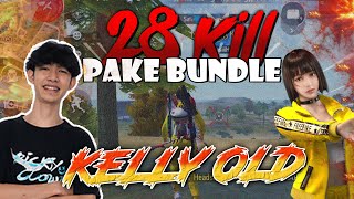 SOLO VS SQUAD PAKE BUNDLE KELLY OLD  KILL 28 BOSS [upl. by Amie]