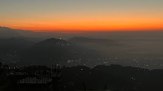 Best Sunrise view from Sarangkot Pokhara [upl. by Christmann]