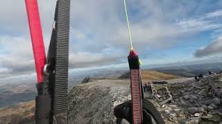 Paragliding Cadair Idris Mountain Wales 25th November 2023 [upl. by Cora516]