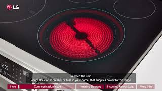 LG Ranges Troubleshooting An LG Electric Range Burner That Is Not Working [upl. by Notlok]