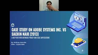 Software Piracy  A case study on Adobe systems inc VS Sachin Naik [upl. by Wera]