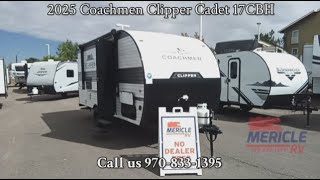 NEW 2025 Coachmen Clipper Cadet 17CBH with offgrid fridge [upl. by Sonni]