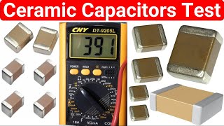 How to test ceramic capacitors with a multimeter SMD capacitor test mastery amp capacitor symbols [upl. by Rosel]